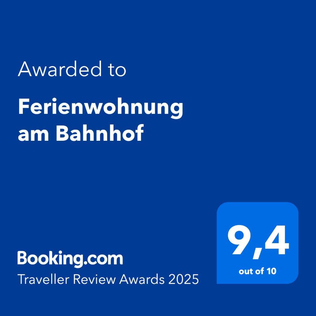 Ferienwohnung Am Bahnhof Бернбург Екстериор снимка